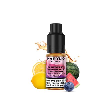 MARYLIQ Nic Salt E-liquid - Blueberry Watermelon Lemonade
