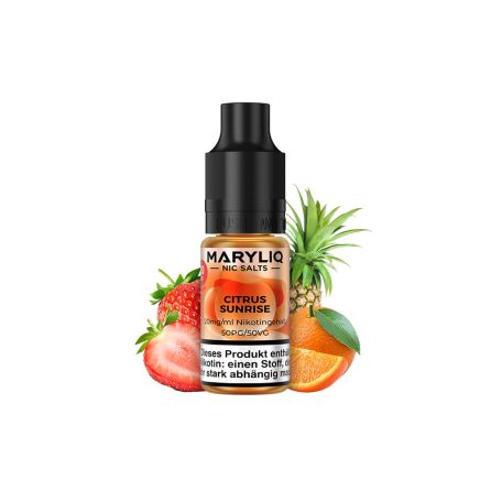 MARYLIQ Nic Salt E-liquid - Citrus Sunrise
