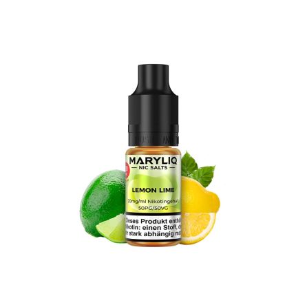 MARYLIQ Nic Salt E-liquid - Lemon Lime
